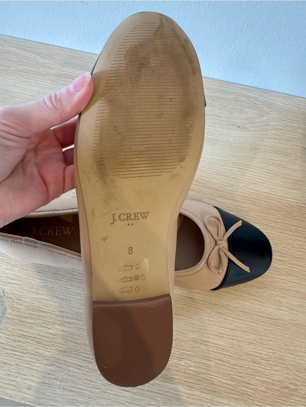 J.Crew Ballet flats with cap toe - Picture 4 of 4